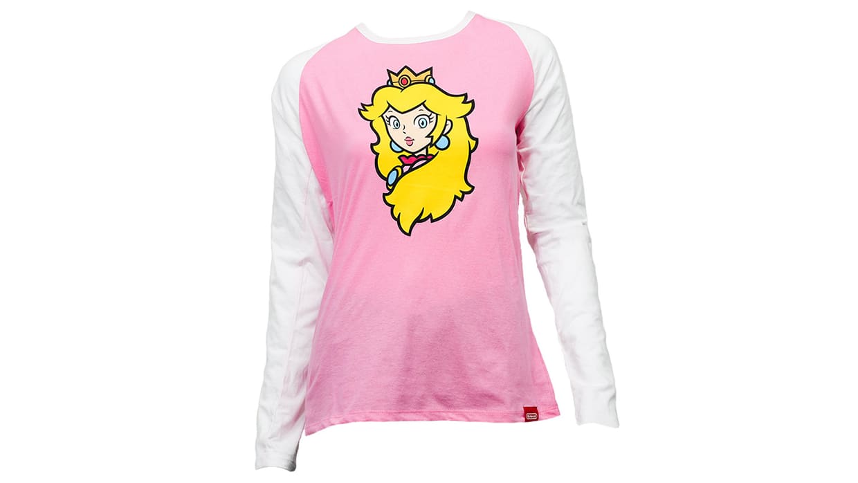 Super Mario™ - Adult Princess Peach Raglan T-Shirt - Nintendo